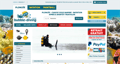 Desktop Screenshot of bubble-diving.com